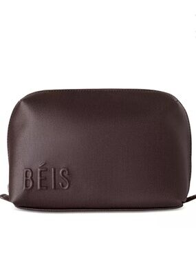 BEIS | Cosmetic Bag | Beis Small Cosmetic Bag Dark | Espresso